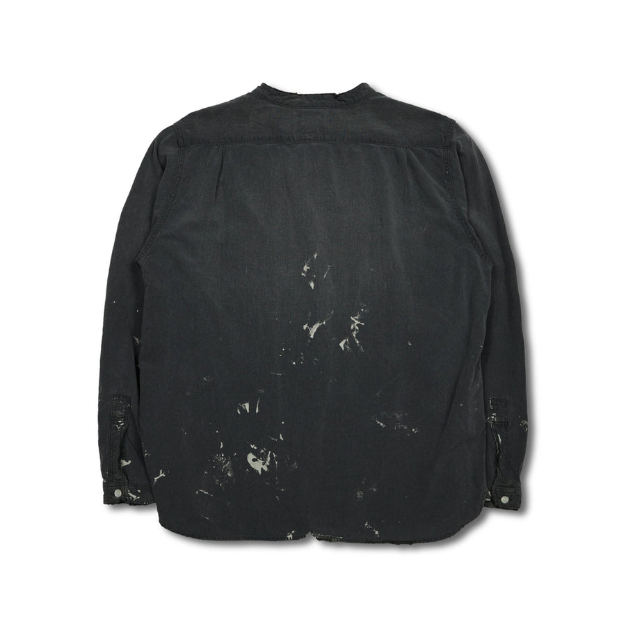 [2025SS]4900HW-SP - Stand Collar Chambray Shirt  “Aging”
