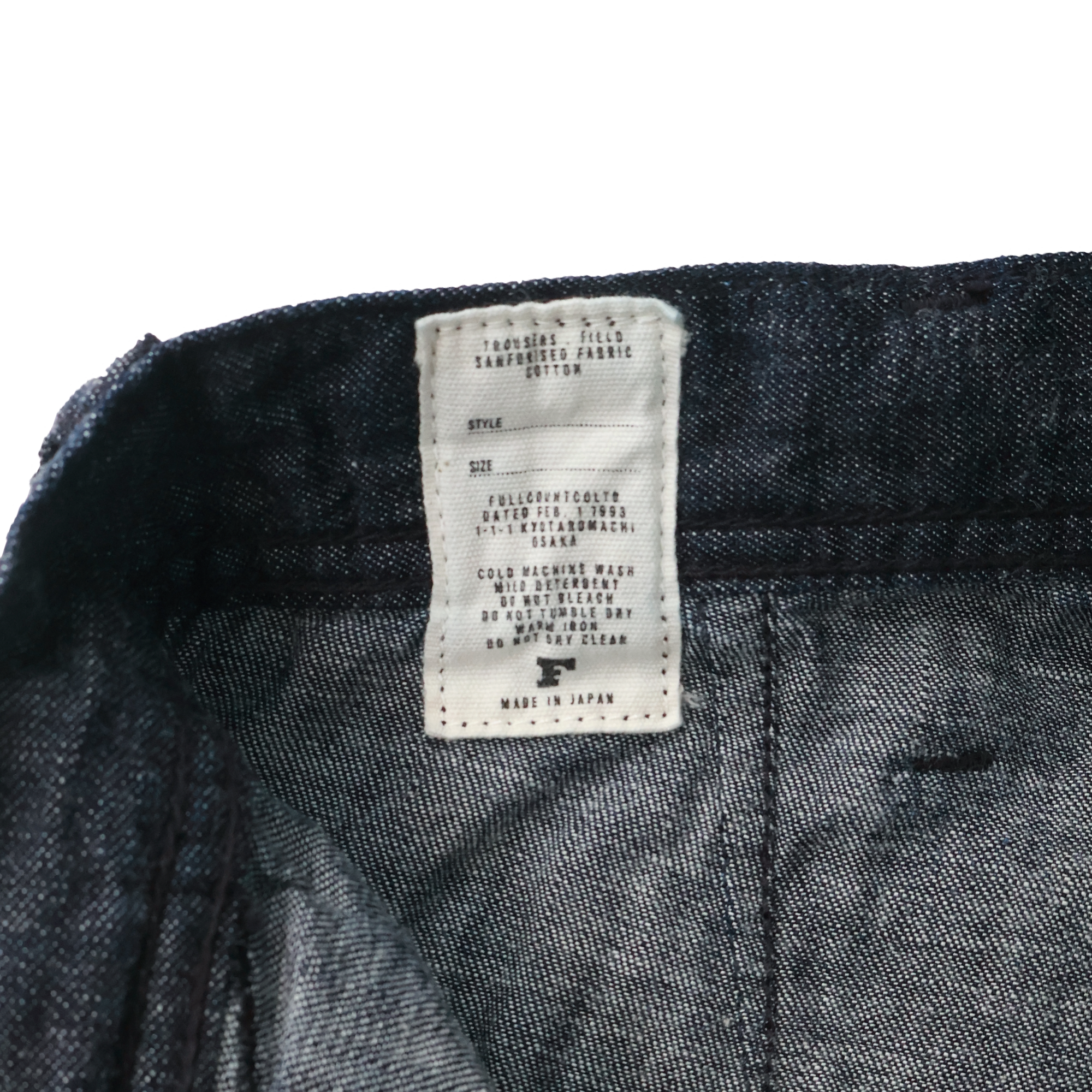 26SS Pants – FULLCOUNT