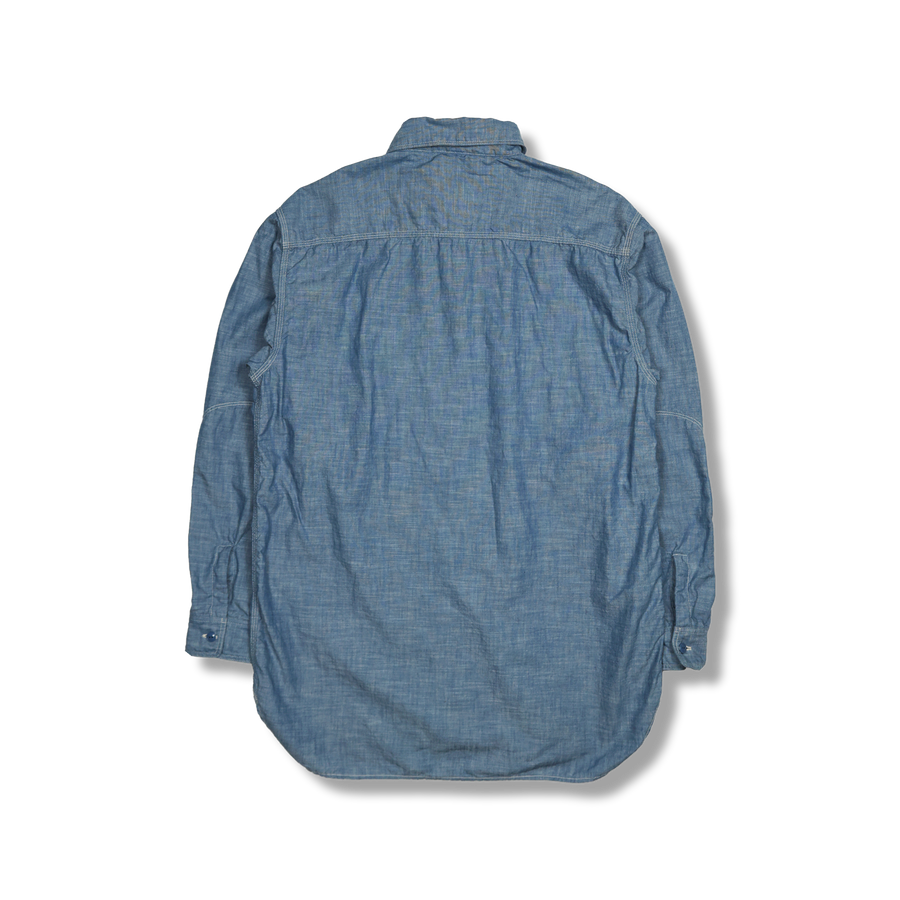 [2025SS] 4090-1 - 30s Triple Stitch Chambray Shirt -