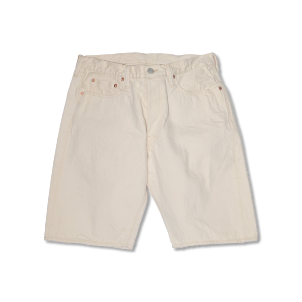 1904EC-25 - 5 Pocket Ecru Denim Shorts - – FULLCOUNT