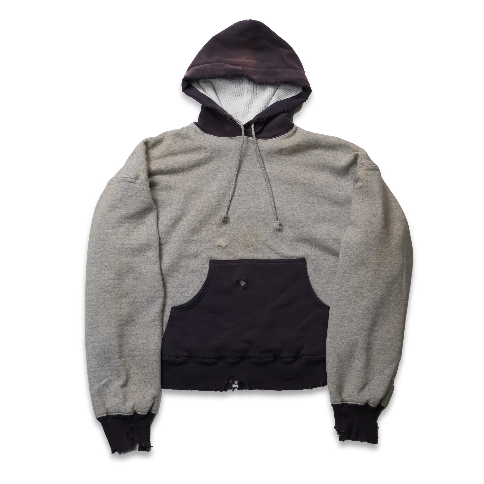 2025AW] 3770-1 Fading Double Face Sweat Hoodie(damage less