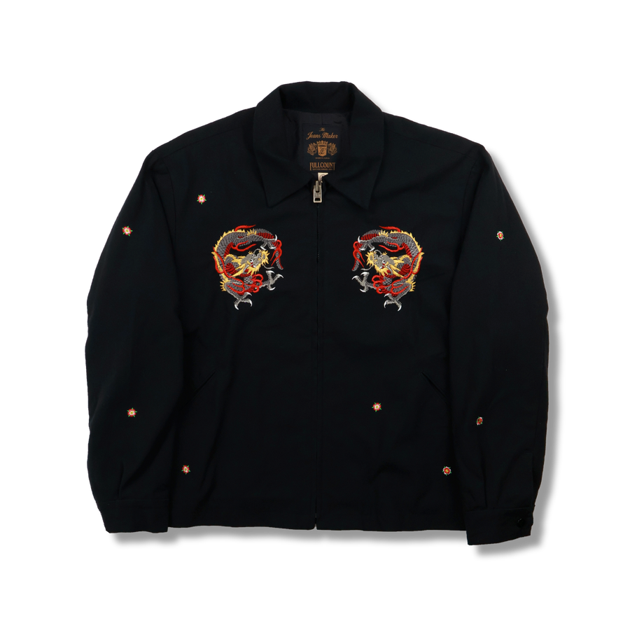[2026SS] 2054-1 Classic Tattoo Embroidery Sport Jacket Original Drawing by “HORIDAI”