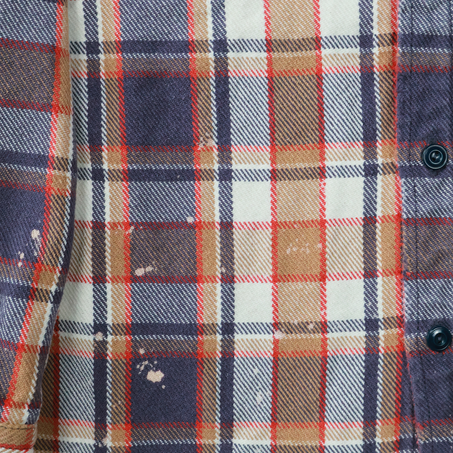 4089 / Original Cotton Flannel Shirt Vintage Wash