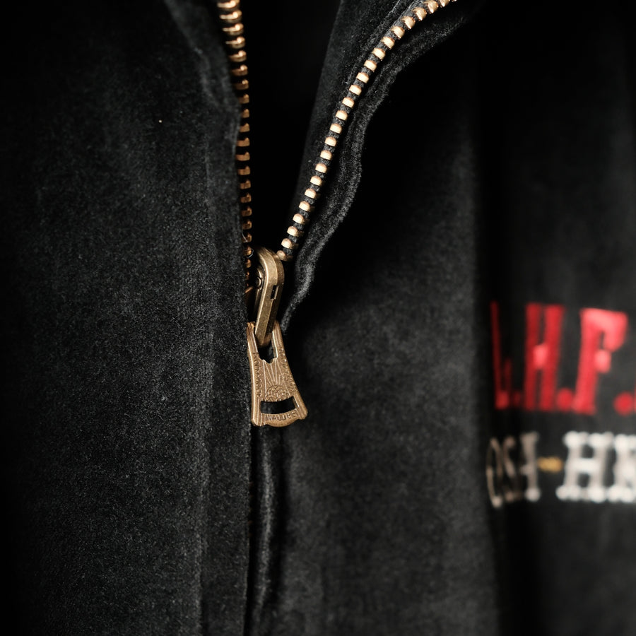 2000LH LEATHER HEALER x FULL COUNT Dragon & Phoenix Souvenir Jacket & Souvenir Porcelain Plate Set