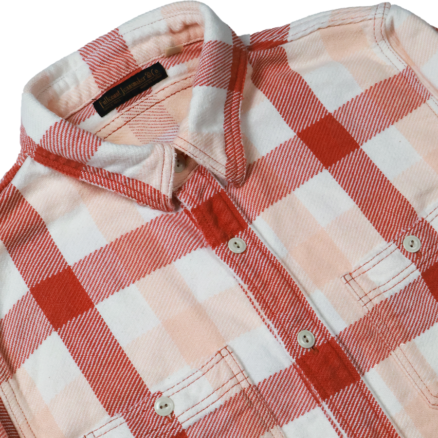 4089 / Original Cotton Flannel Shirt Vintage Wash