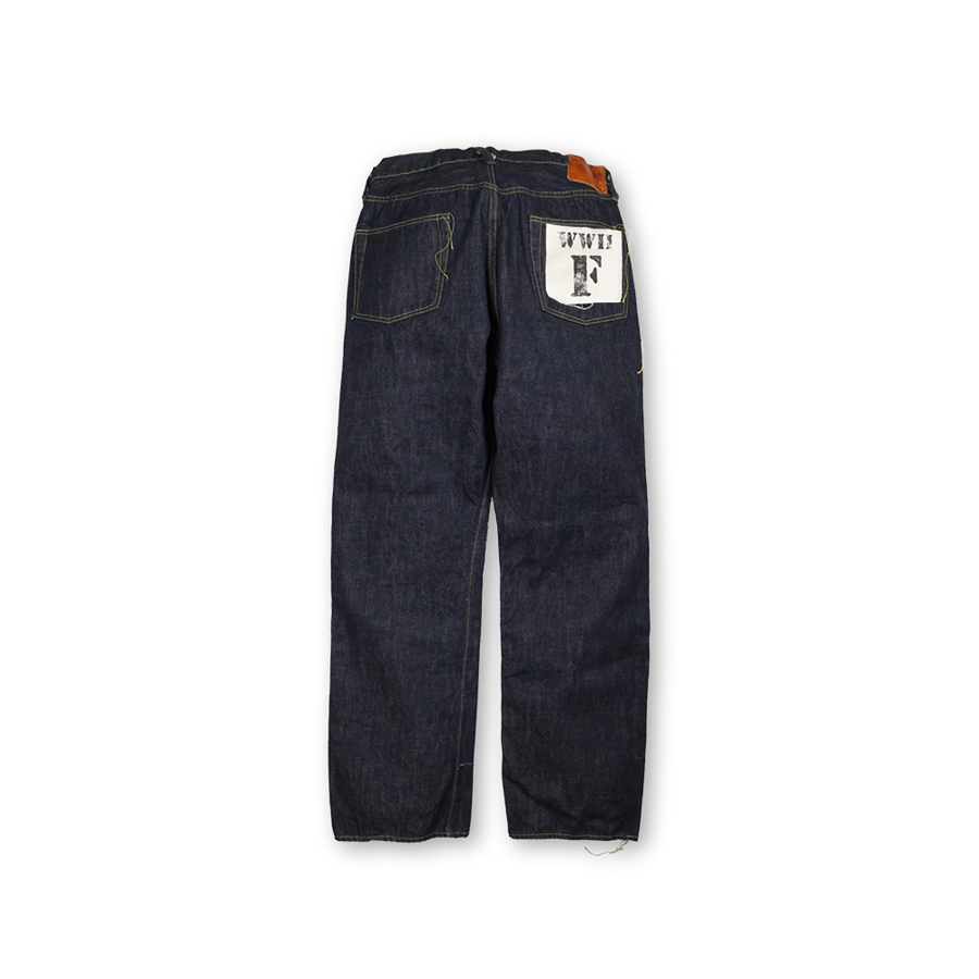 【2024AW】S0105-24 WWII Model Brown Cotton Denim Pants