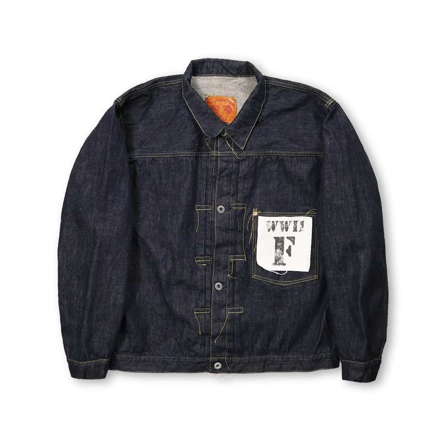 [2024AW] S2107-24 - WWII Model Brown Cotton Denim Jacket -