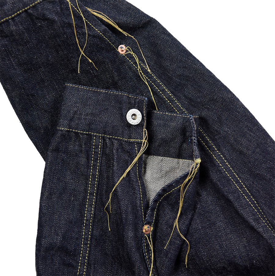 S2107-24 - WWII Model Brown Cotton Denim Jacket -