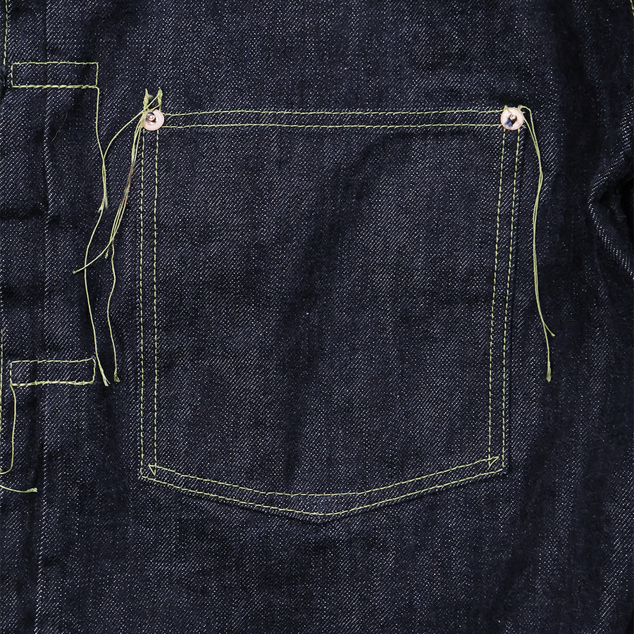 S2107-24 - WWII Model Brown Cotton Denim Jacket -