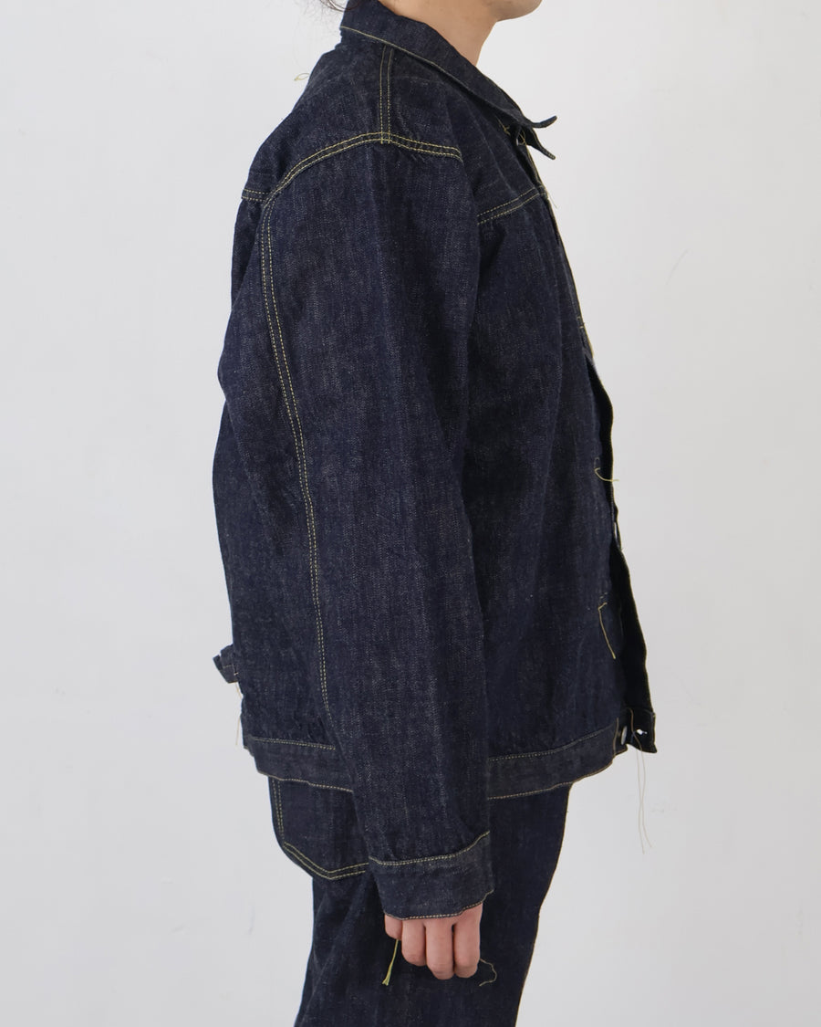 [2024AW] S2107-24 - WWII Model Brown Cotton Denim Jacket -