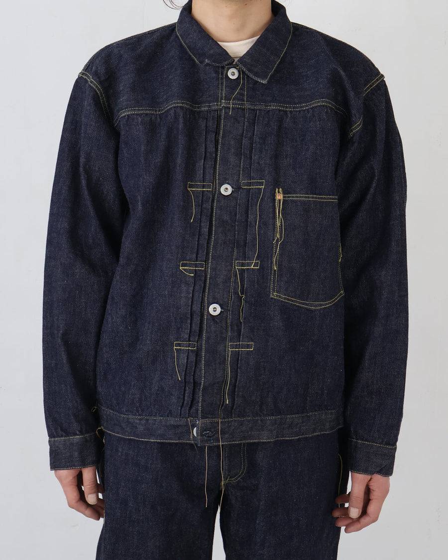S2107-24 - WWII Model Brown Cotton Denim Jacket -