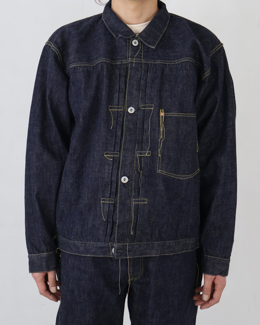 [2024AW] S2107-24 - WWII Model Brown Cotton Denim Jacket -