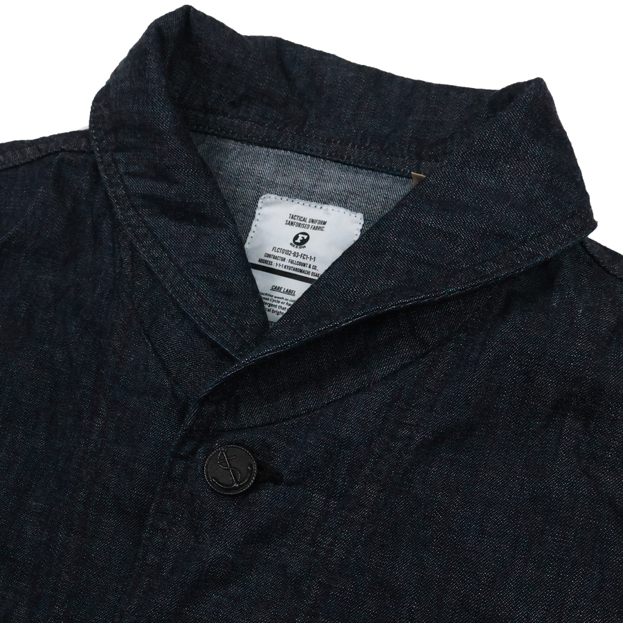 [2026SS]2052-1 USN Shawl Collar Denim Coverall