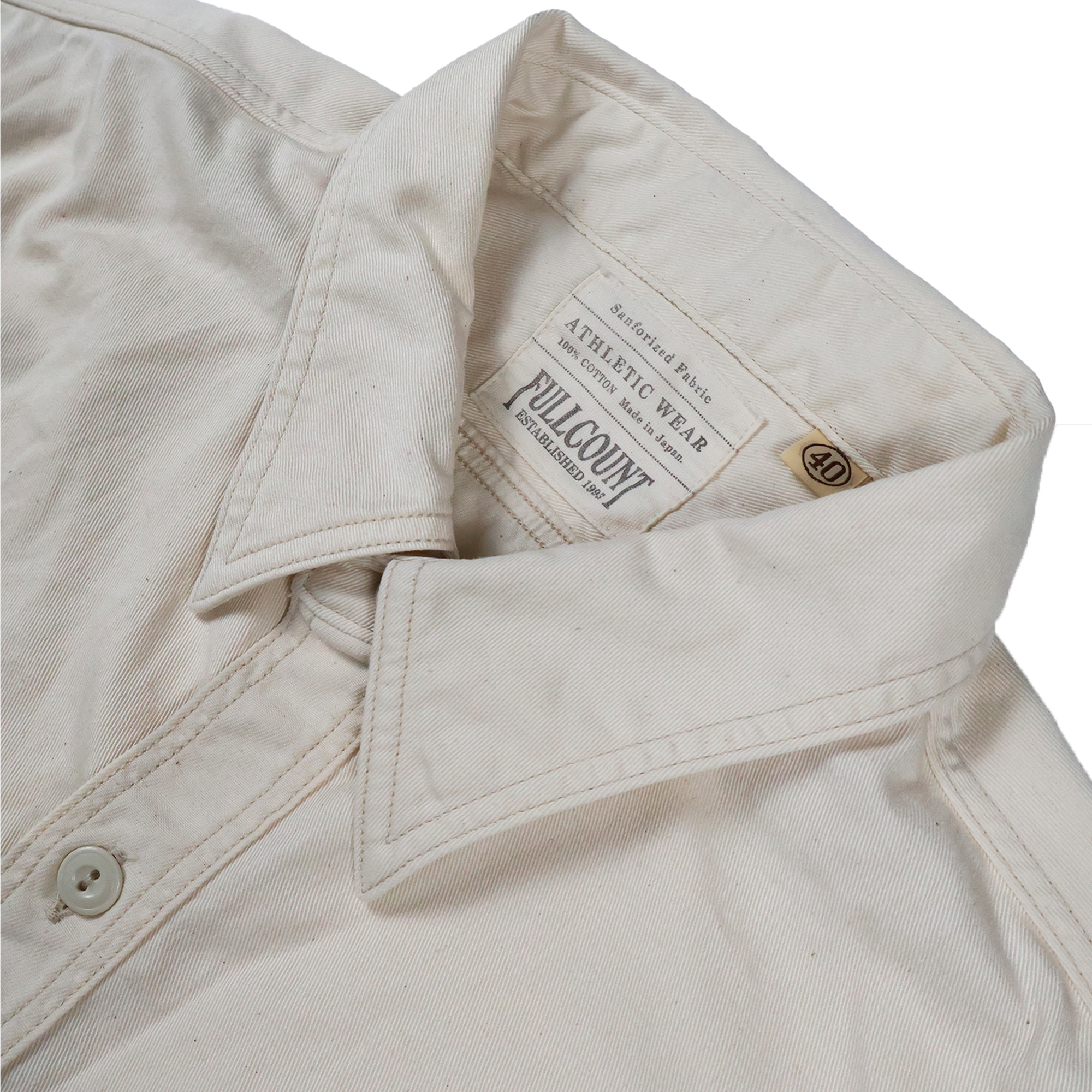 4087-2 - Twill Work Shirt - – FULLCOUNT