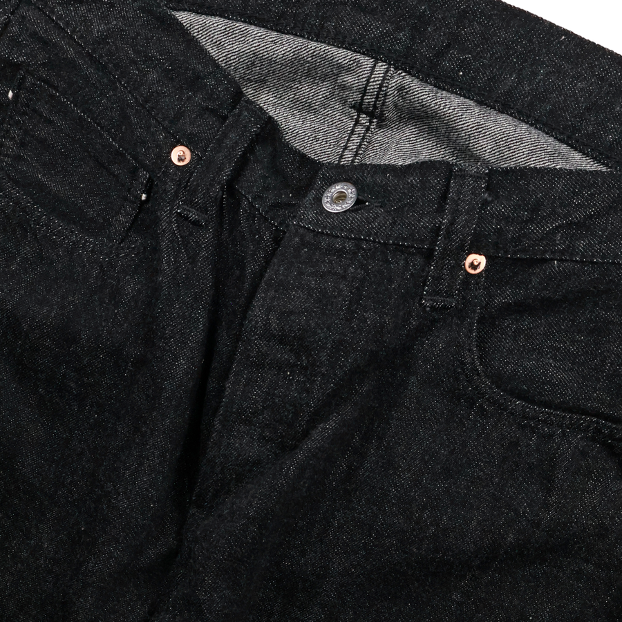 [2026SS] S0105BKSS WWII Model 11.5oz Black Denim Pants (Raw)