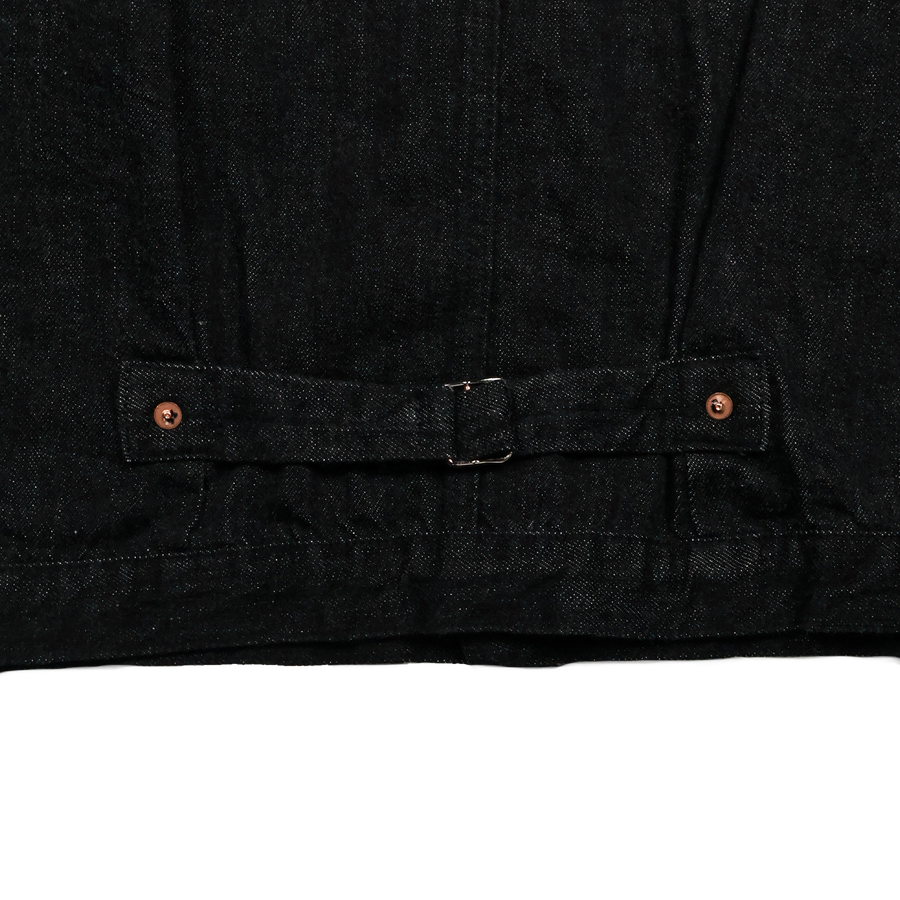 [2026SS] S2107BKSSW WWII Model 11.5oz Black Denim Jacket (One Wash)