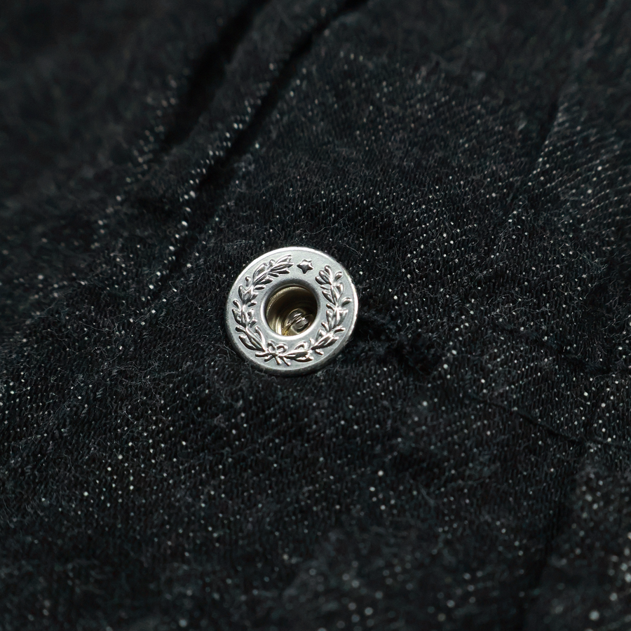 [2026SS] S2107BKSSW WWII Model 11.5oz Black Denim Jacket (One Wash)