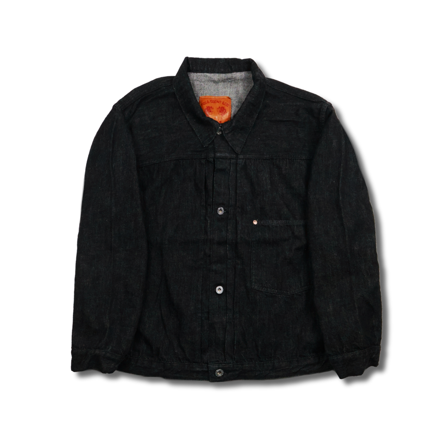 [2026SS] S2107BKSSW WWII Model 11.5oz Black Denim Jacket (One Wash)