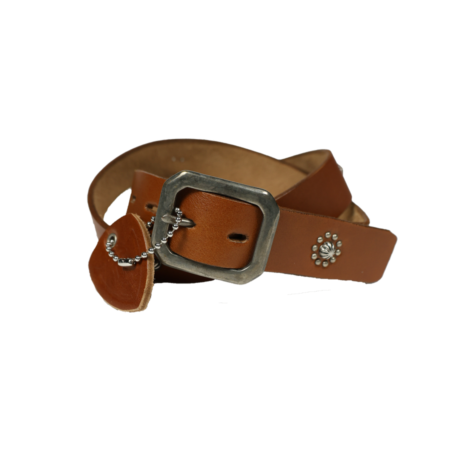 [2025SS] 6215HTC - Umbrella Studs Belt by Zip Stevenson HTC