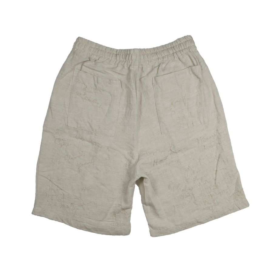 [2026SS] 1143-1 Embroidery Signature Resort Shorts