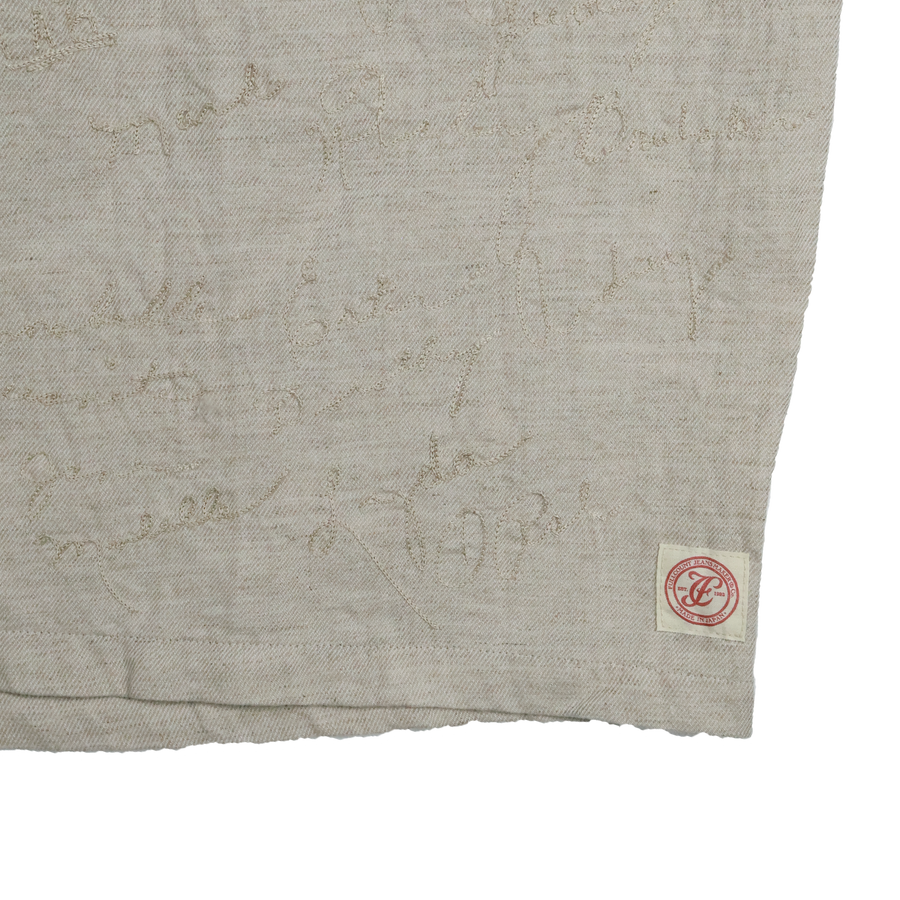 [2026SS] 1143-1 Embroidery Signature Resort Shorts