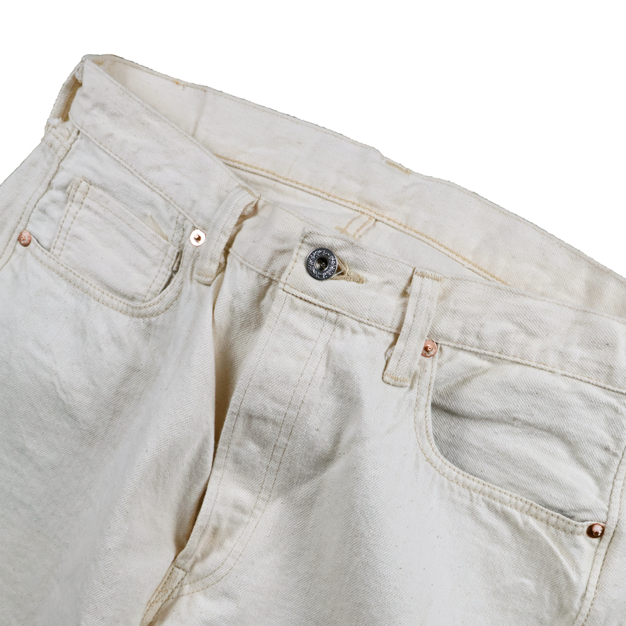 [2026SS] S0105ECSSW WWII Model 11.5oz Ecru Denim Pants (One Wash)