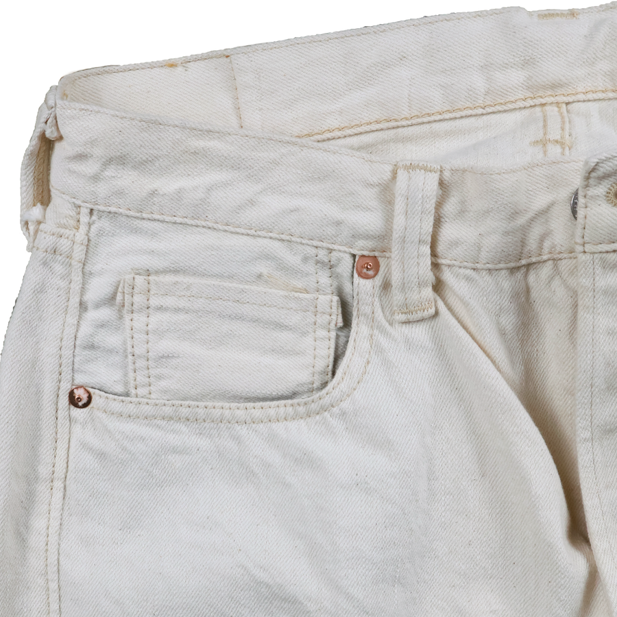 [2026SS] S0105ECSSW WWII Model 11.5oz Ecru Denim Pants (One Wash)