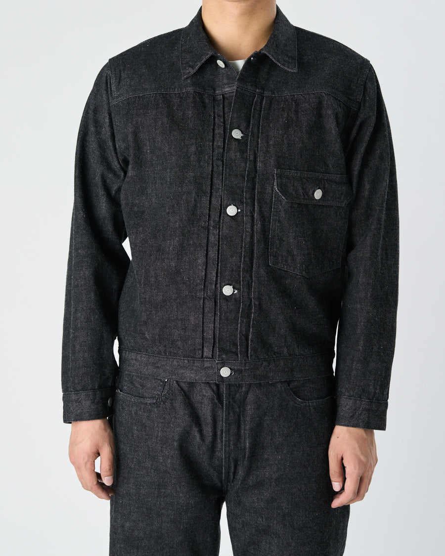 2107BK - Type 1 Black Denim Jacket -