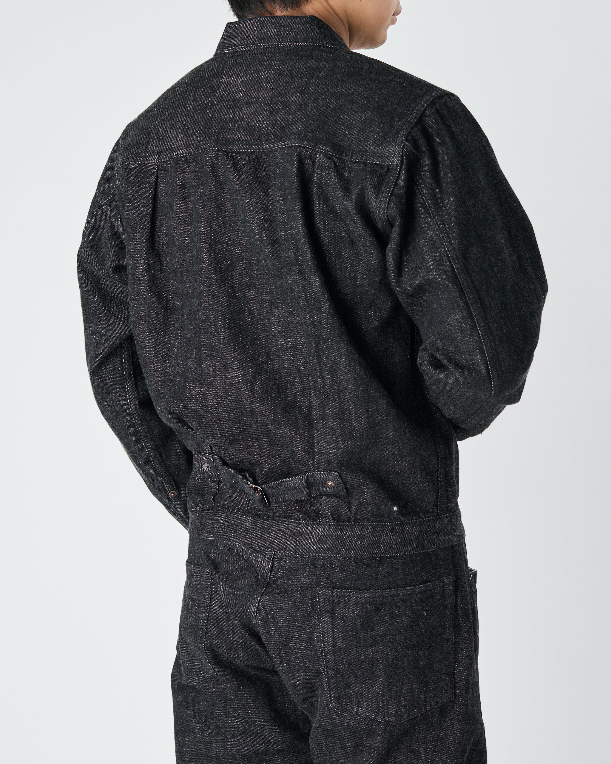 2107BK - Type 1 Black Denim Jacket - – FULLCOUNT