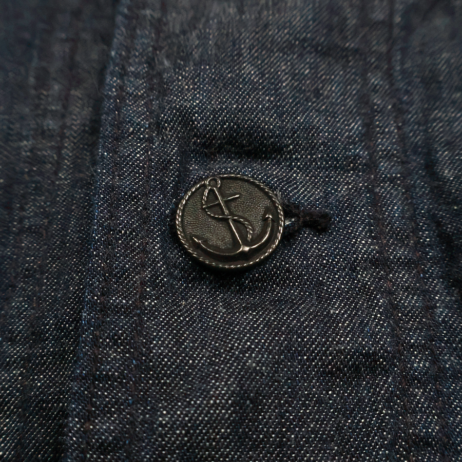 [2026SS]2052-1 USN Shawl Collar Denim Coverall