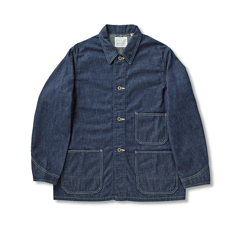 ジャケット・アウター FULLCOUNT 2015-1 Denim Chore Jacket 38 2015-1 - Denim Chore Jacket - – FULLCOUNT