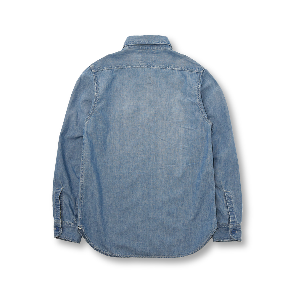 4810HW-3 Chambray Shirt “Fade” – FULLCOUNT