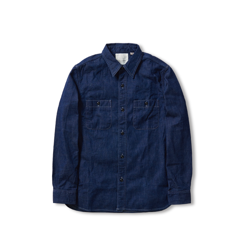【Size48 added】4890 - Denim Work Shirt