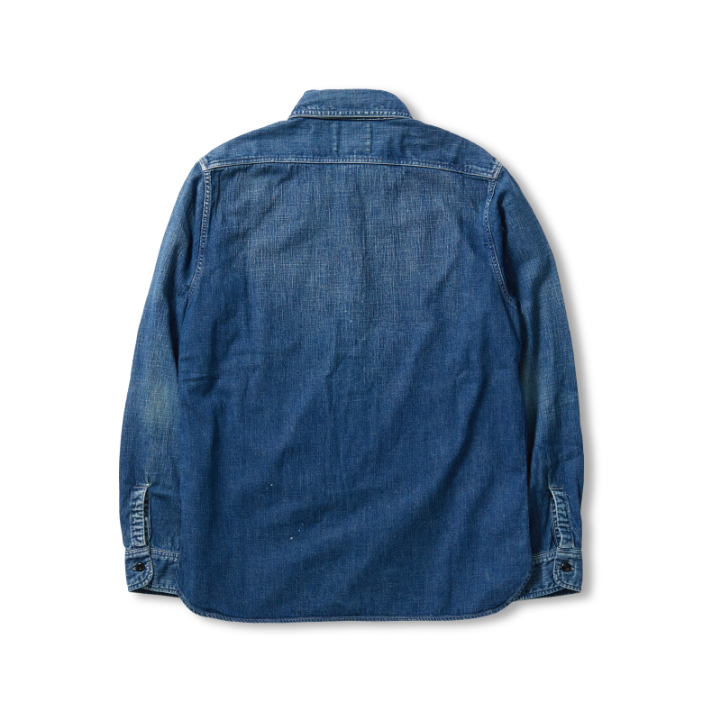 4890HW-19 - Denim Work Shirt HW - – FULLCOUNT
