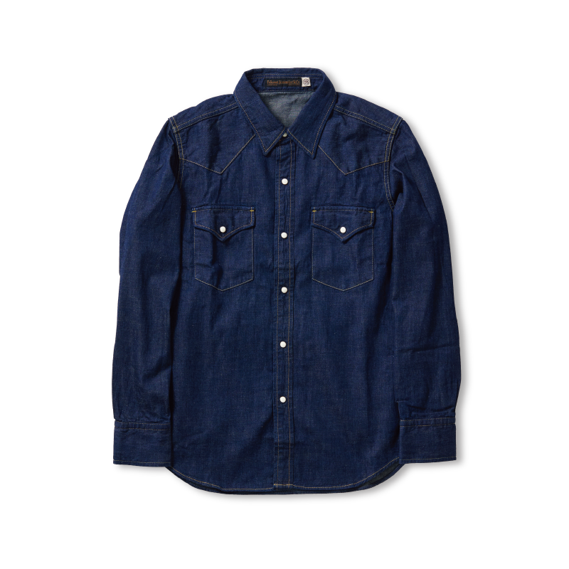 4894 - Denim Western Shirt - – FULLCOUNT