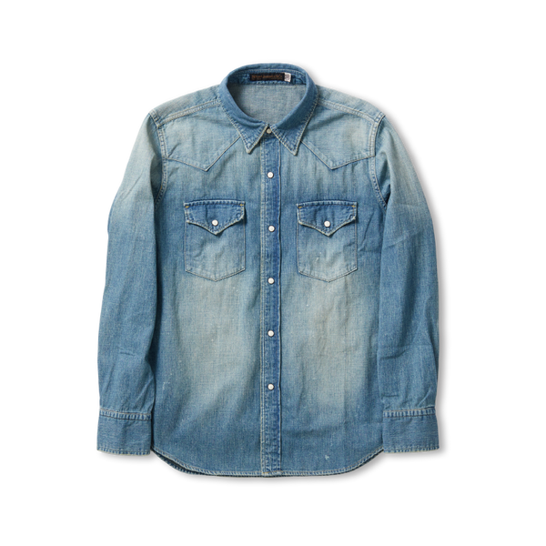 4894HW - Denim Western Shirt - – FULLCOUNT