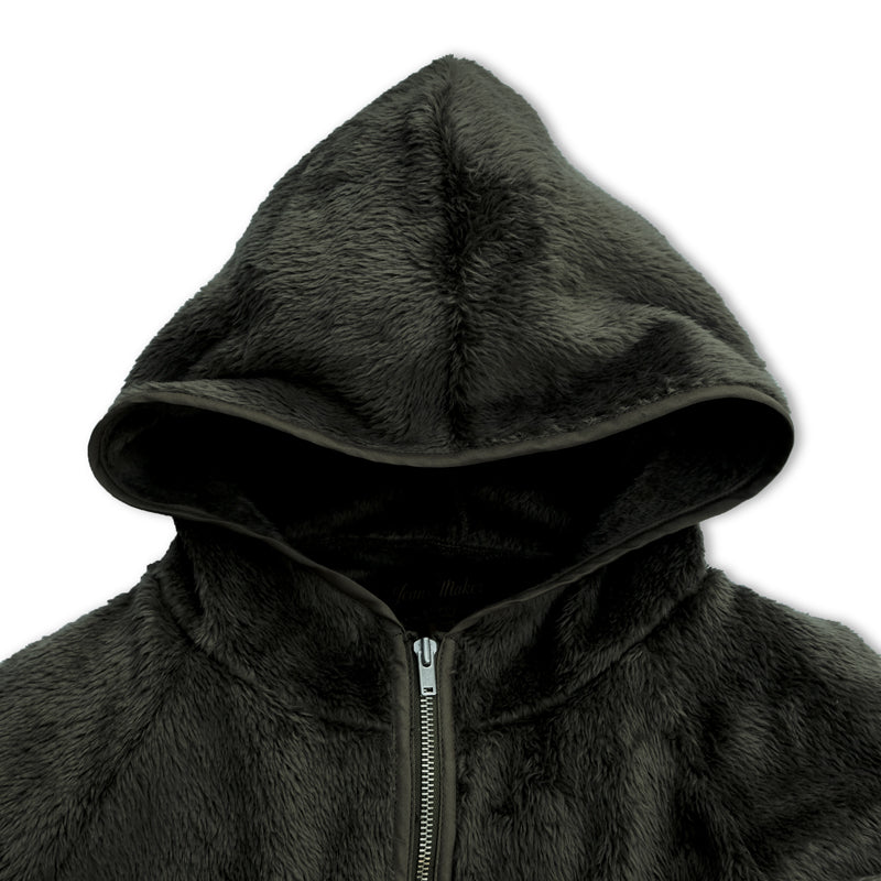 2025 Furry Fleece Hoodie Coat