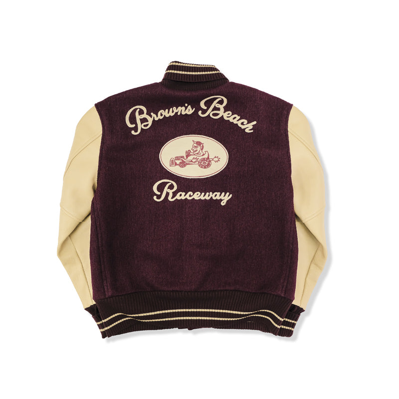 【LAST ONE】BBJ-021 Brown’ s Beach Varsity Jacket (30th Anniversary Item)