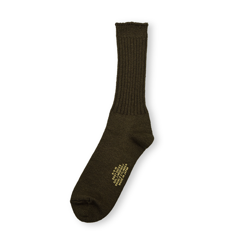 【2023SS】6110-3 Linen Ribbed Socks